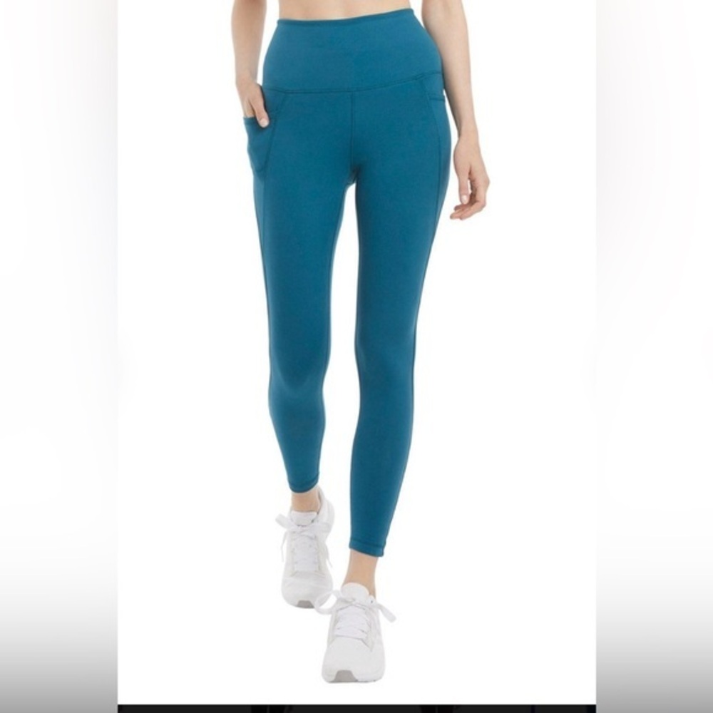High rise, dance, skin, aqua color, leggings, size extra large